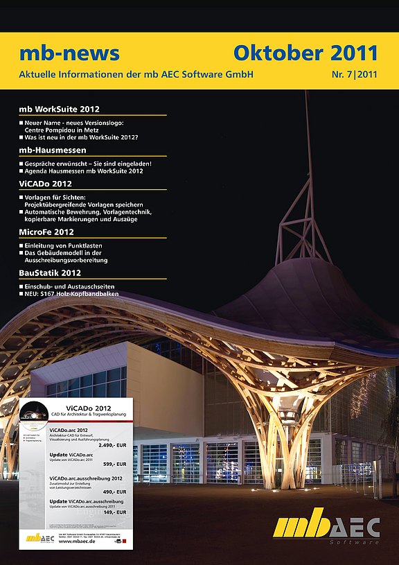 Titelseite der mb-news-Ausgabe 07-2011
