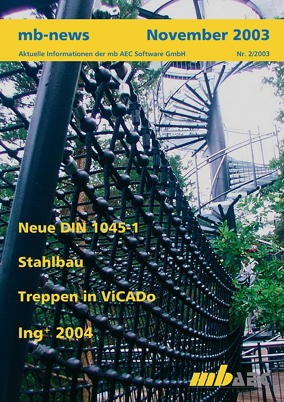 Titelseite der mb-news-Ausgabe 02-2003