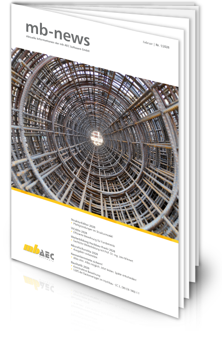 mb-news 01-26 - Titelseite des mb-news-Magazins